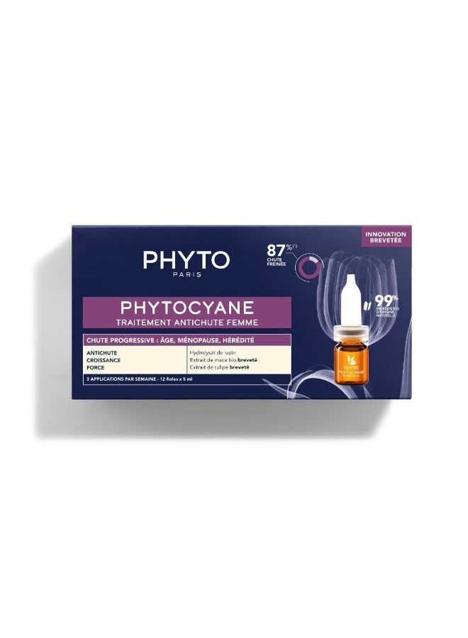Phyto Phytocyane درمان ریزش مو زنان ۱۲×۵ میلیلیتر